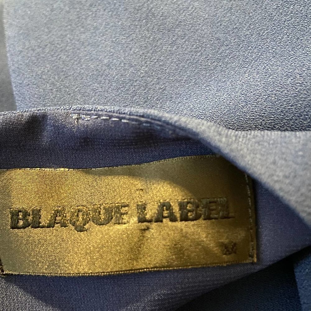 Blaque Label Navy Blue Cold Shoulder Dress Medium - Picture 6 of 7